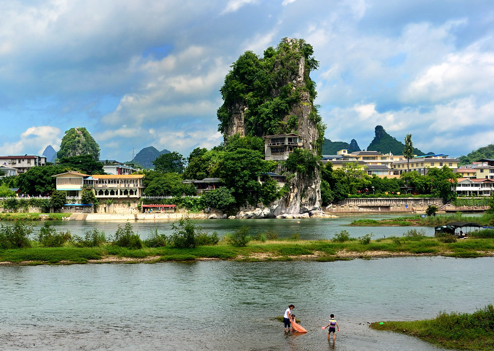 Fubo Hill by the Li River,Guilin