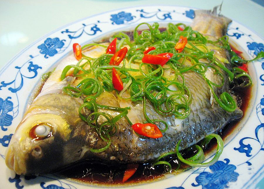 Fish - lucky food for Chinese Spring Festival