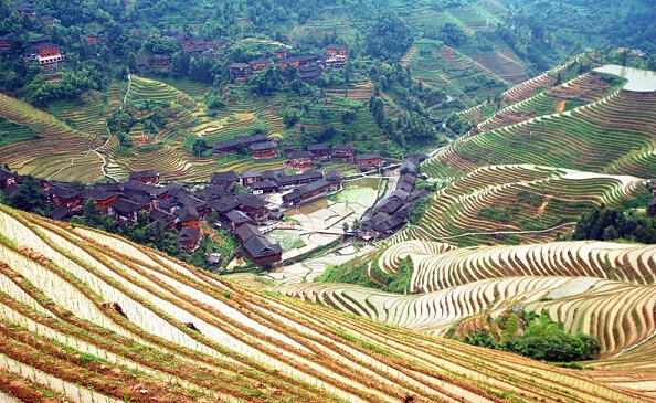 the terrace of Longshen