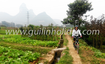 Countryside biking around Xingping and Yangshuo