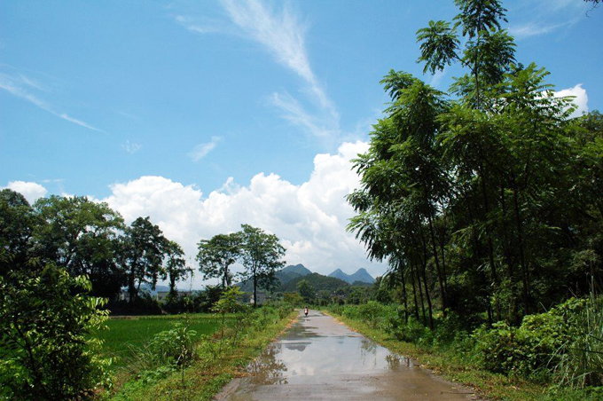 Beautiful and peaceful roads after rains