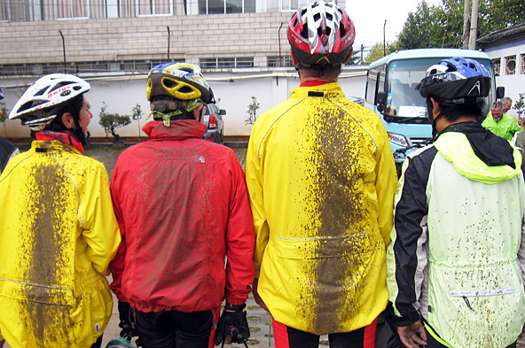 difficulties on cycling in rains