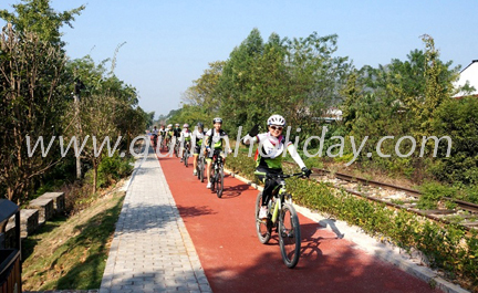 Greenway from Daxu to Caoping, the cycling way from Daxu to Crowncave