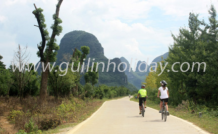 Bike tour from Yangshuo to Guilin