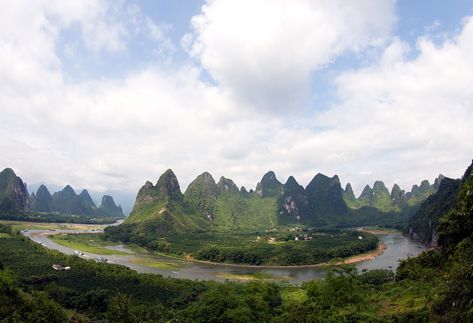 Karst hills in Guilin,China