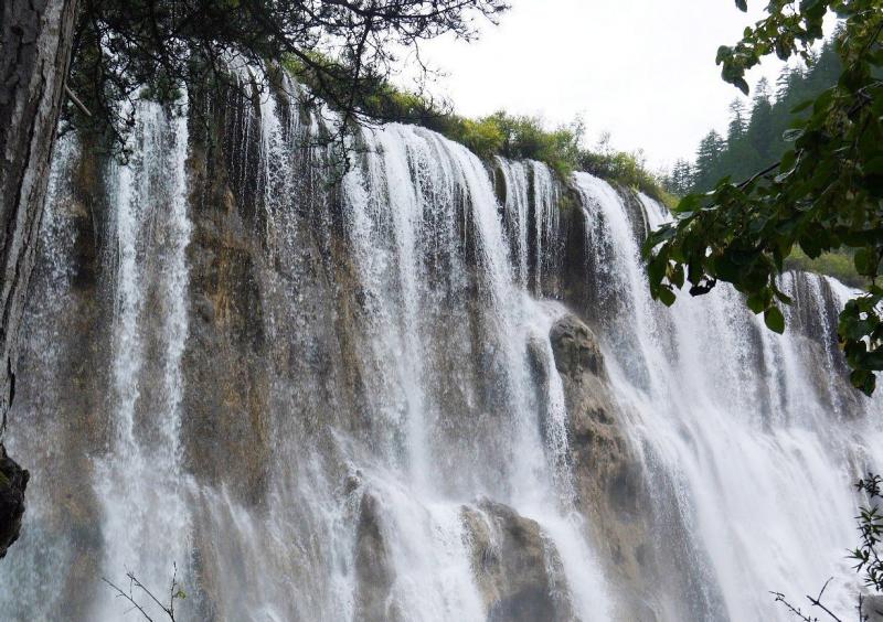 Nuorilang Waterfall at Jiuzhaigou Valley