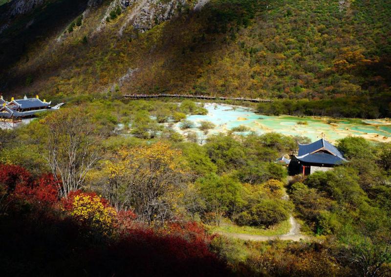 Huanglong Scenic and Historic Interest Area,Sichuan China