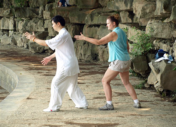 Take an authentic Taiji lesson in Guilin city