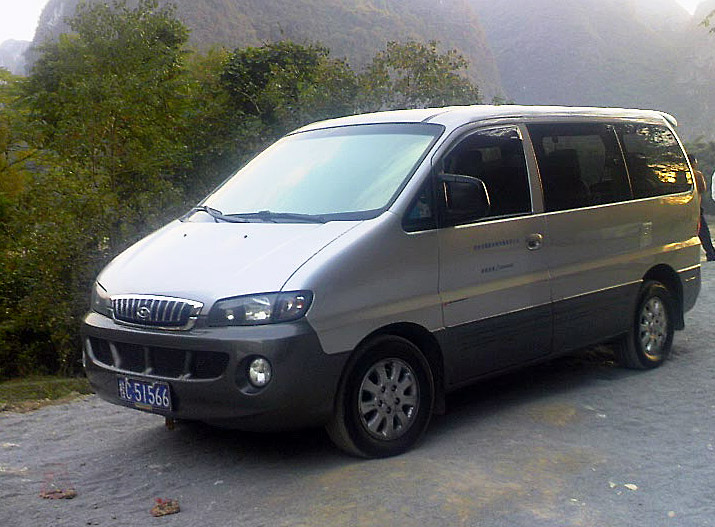 7-seat Refine van, Guilin China Transfer