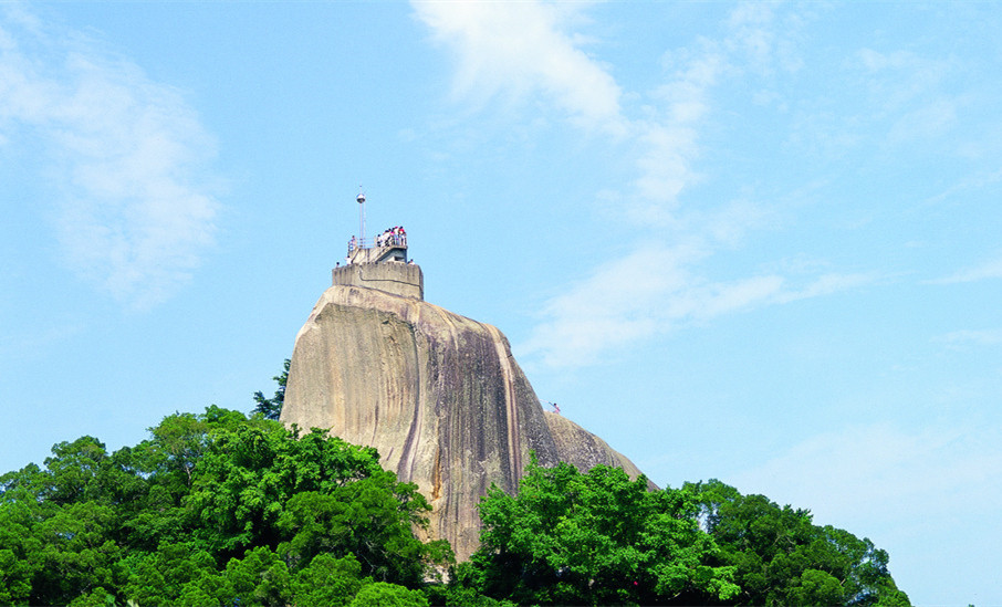 Sunlight Rock - the highest point of Gulangyu Island