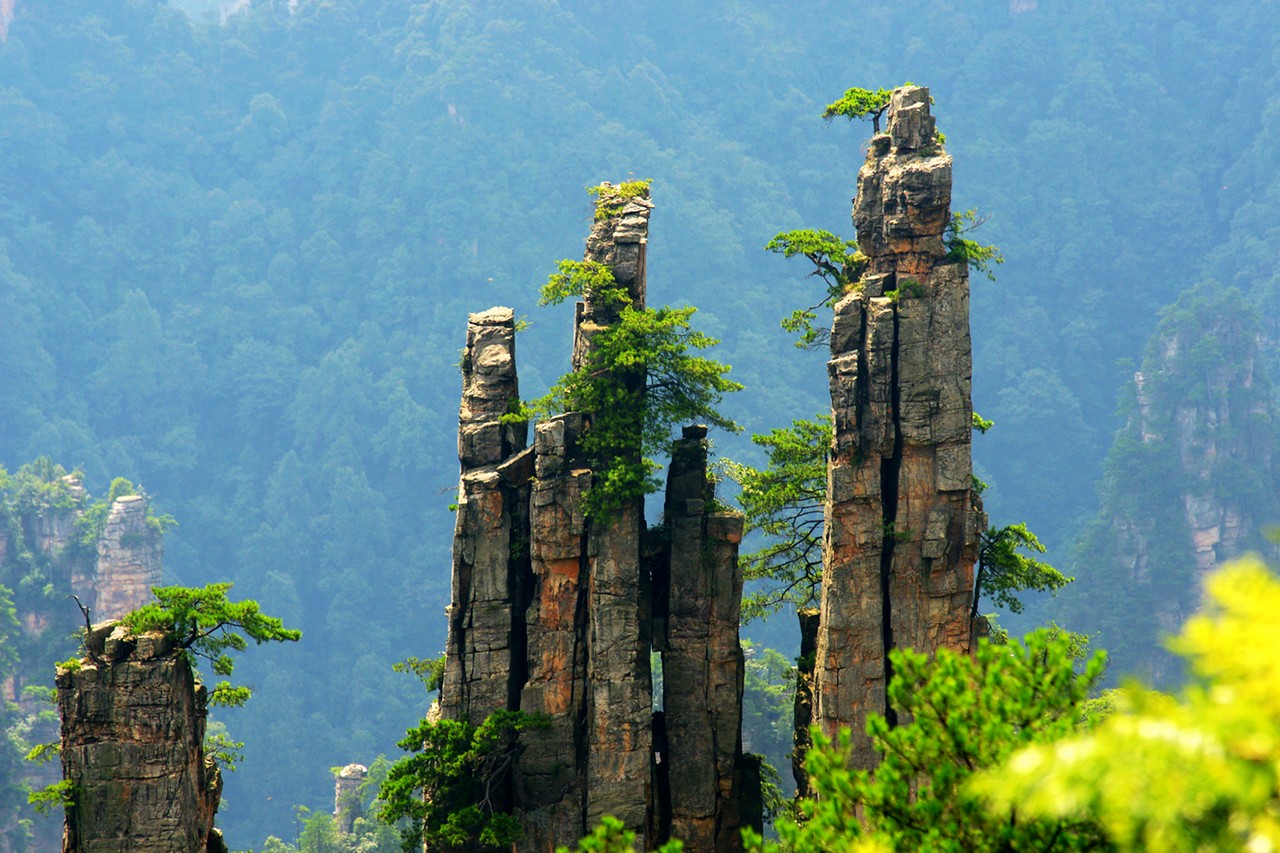 Imperial Brush Peak - the highlight of Tianzi Mountain Nature Reserve