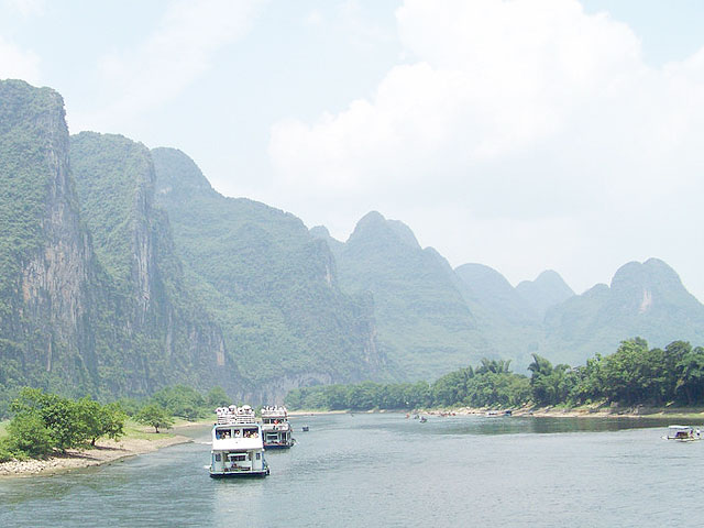 Li River cruise from Guilin to Yangshuo