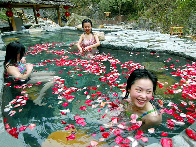 Hot Spring spa,Longsheng