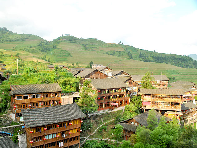 Ping An Zhuang Village within Longji Rice Terraces, Longsheng Guilin