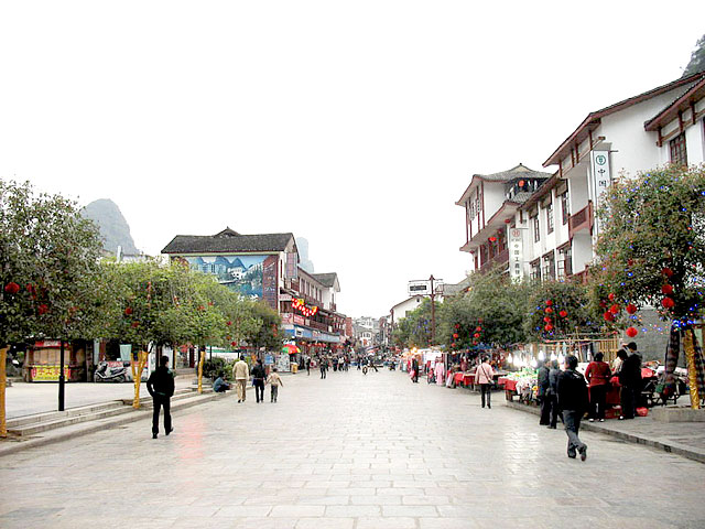 Yangshuo West Street,Guilin china