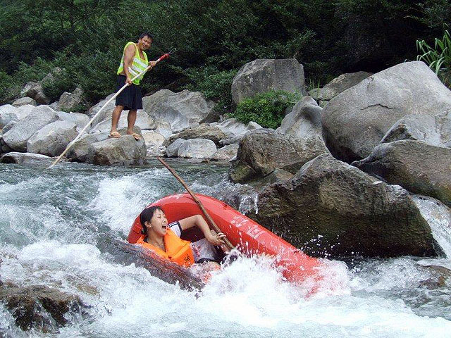 Yanmen Gorge Rafting,Longsheng